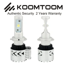 1 Set H4 LED Headlight 12000 Lumen 72W H4 LED High Low Dual Beam Car LED Headlights Bulb Conversion Kit XHP50 LED Chips