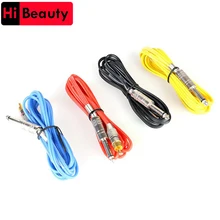 1 шт. Высокое качество Профессиональный резиновый силиконовый RCA шнур для татуировочной машинки провод кабель для питания аксессуары для татуировки