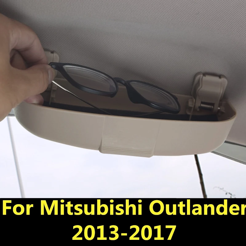 Для Mitsubishi Outlander 2013 2017 автомобильные солнцезащитные очки чехол для хранения очков