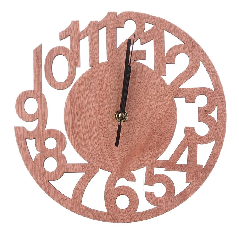 Newest Modern 3D Wooden Tree Wall Clock DIY Watches Office Home Living Room Decor Gift 3 Tree