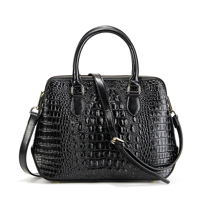 

Luxury Genuine Leather Bag Women Designer Kawaii Mini Crocodile Ladies Messenger Shouder Handbag Bag Crossbody Alligator Totes