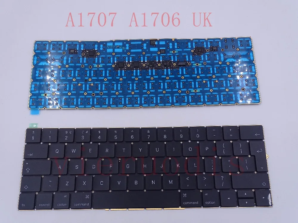 Original New Laptop A1706 A1707 UK Spanish Italian Arabic Keyboard For Macbook PRO Retina 13&quot 15'' SP IT AR 2016 | Компьютеры