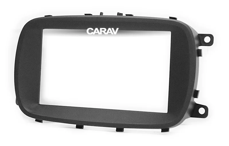 CARAV 11-805 Высокое качество радио фасции для FIAT 500X(334)+ рамка для DVD CD отделка Установка комплект