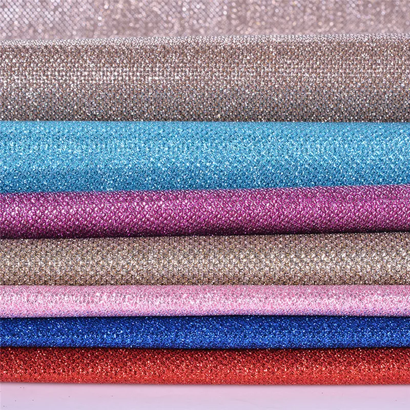 A4 Shiny Synthetic Leather Fabric High Quality PU Leather DIY Sewing Material for Handmade Crafts Wholesales