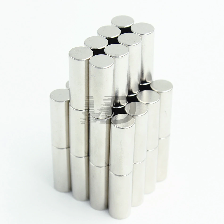 

10pcs Neodymium N35 Dia 8mm X 20mm Strong Magnets Tiny Disc NdFeB Rare Earth For Crafts Models Fridge Sticking Free Shipping