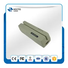 RS232 USB Портативный 3 отслеживает Руководство магнитной полосы USB MSR Card Reader hcc206