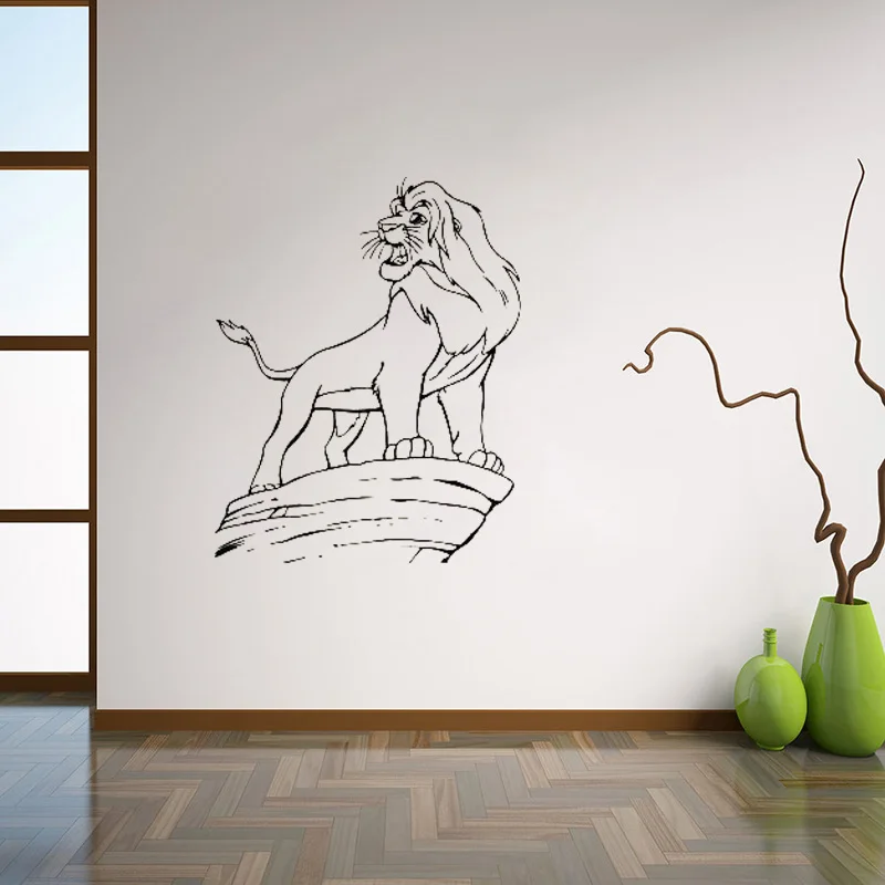 Lion King Wall Vinyl Decal Cartoons Wall Sticker Home Interior Kids