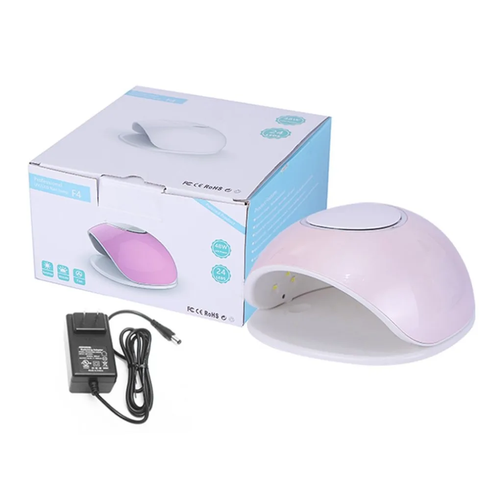 

48W LED Nail Gel Curing Lamp UV Light Nail Gel Polish Kit Nail Dryer Art Equipment with Timer Nail Beauty Tool EU Plug