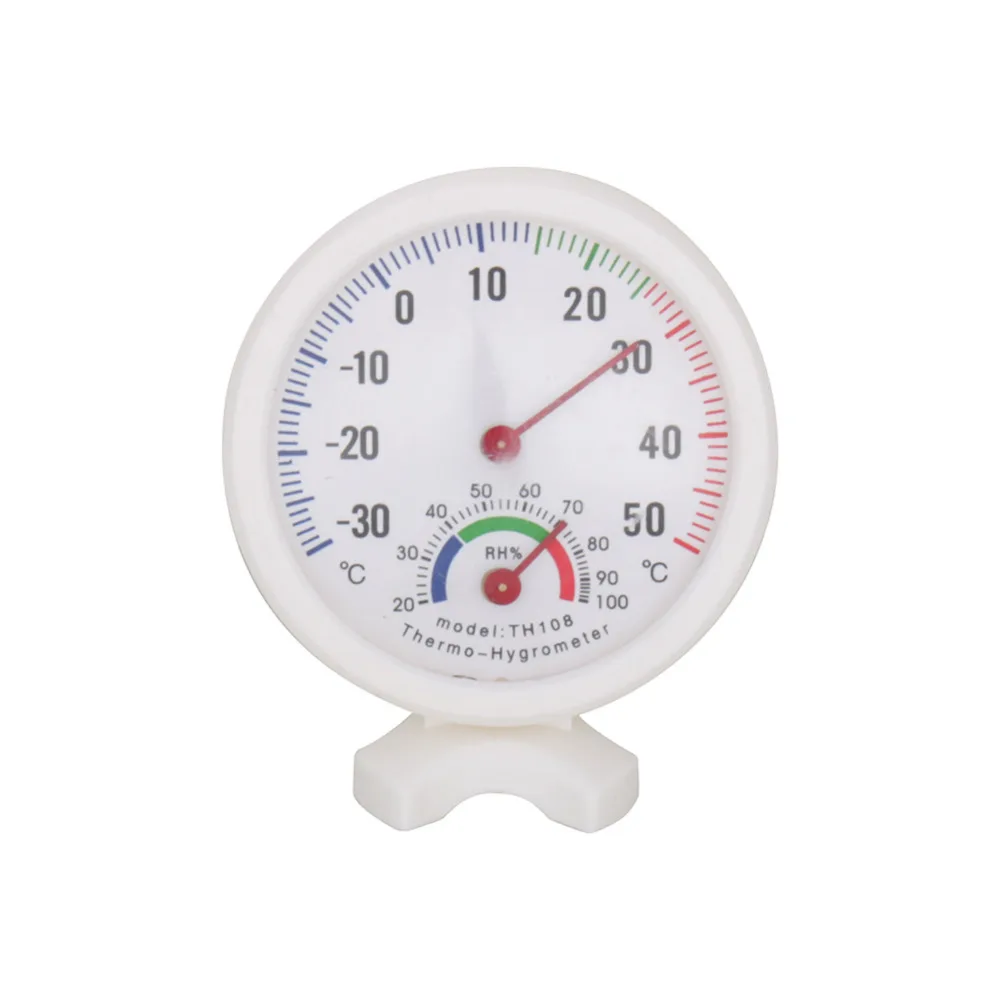 Kitchen Household Thermometers Useful White Baby House Room Round
