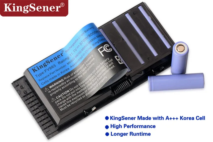 KingSener Corea celular FV993 batería para DELL Precision M6600 M6700 M6800 M4800 M4600 M4700 FJJ4W PG6RC R7PND OTN1K5 11,1 V 97WH - 2