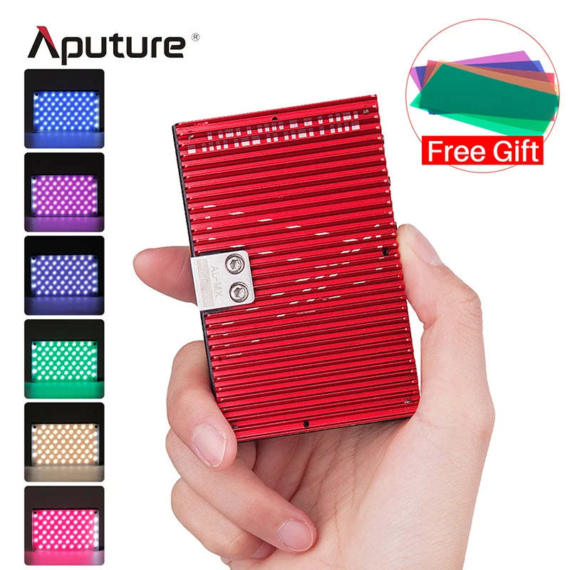 Aputure AL MX фотографическое светодио дный освещение светодиодный видео свет с 6