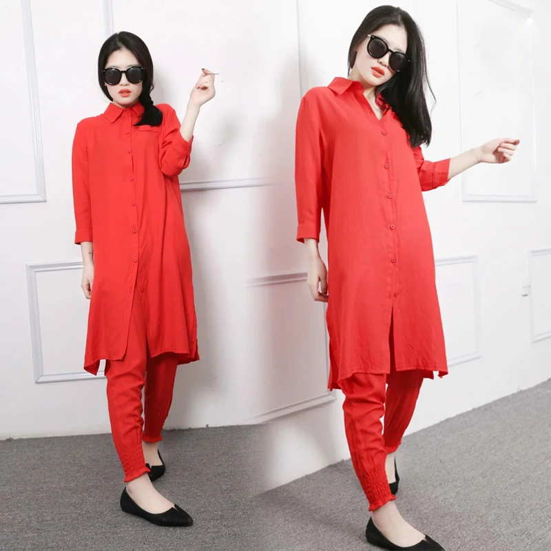 

Spring and Autumn New 2019 loose women fashion Slim elegant hip hop trend set models two piece set TB0100