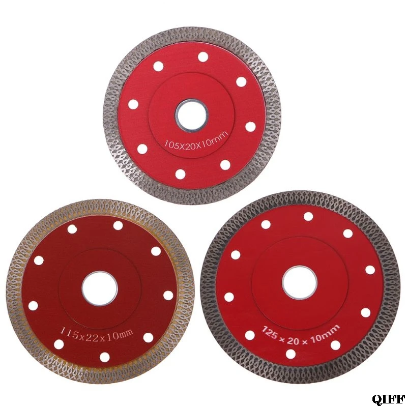 

Red Hot Pressed Sintered Mesh Turbo Ceramic Tile Granite Marble Diamond Saw Blade Cutting Disc Wheel Bore Tools Jun20