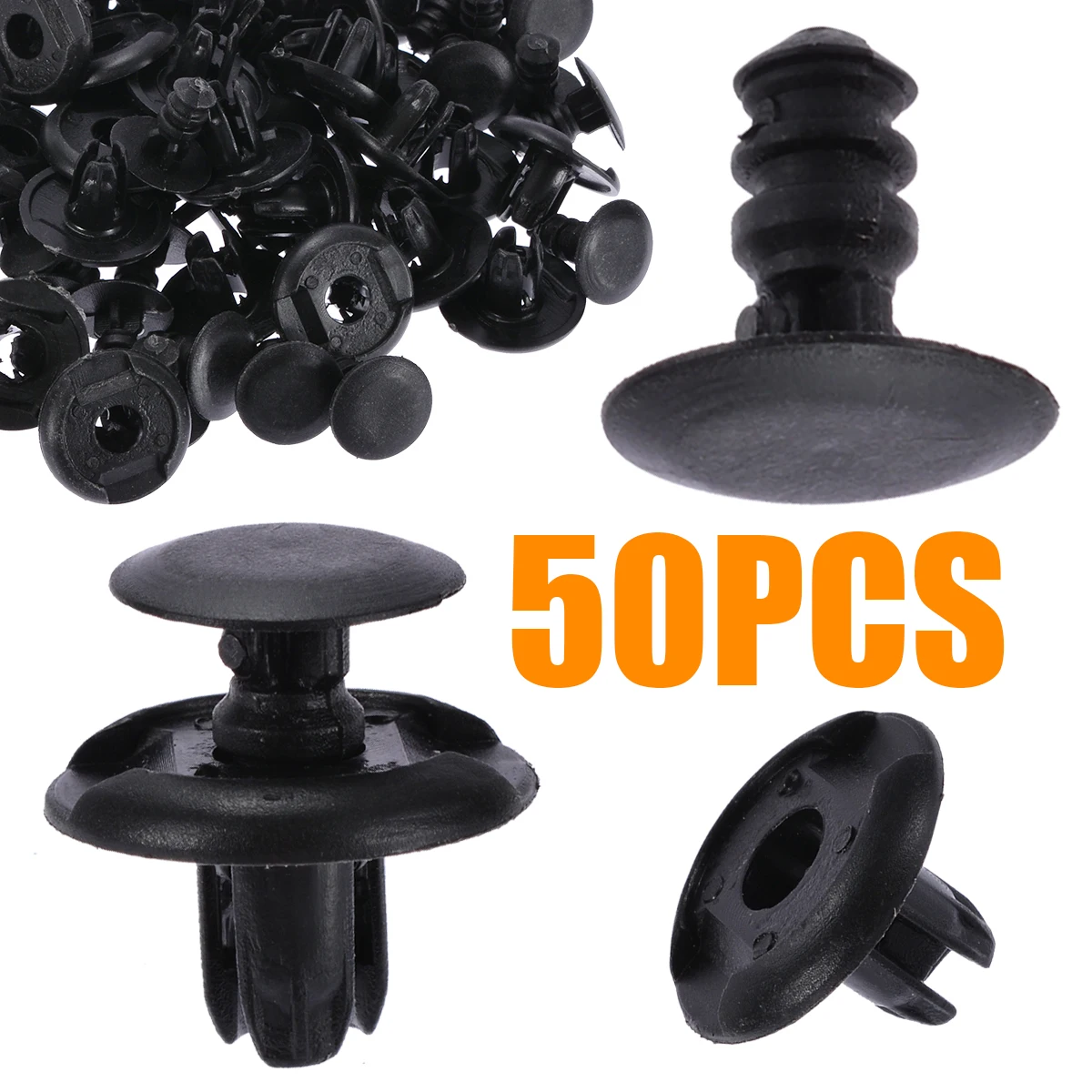 50Pcs Auto Fastener Clips Bumper Clip Fender Retainer Clip For Suzuki Grand Vitara SX4 Swift X-90 XL-7 Mayitr