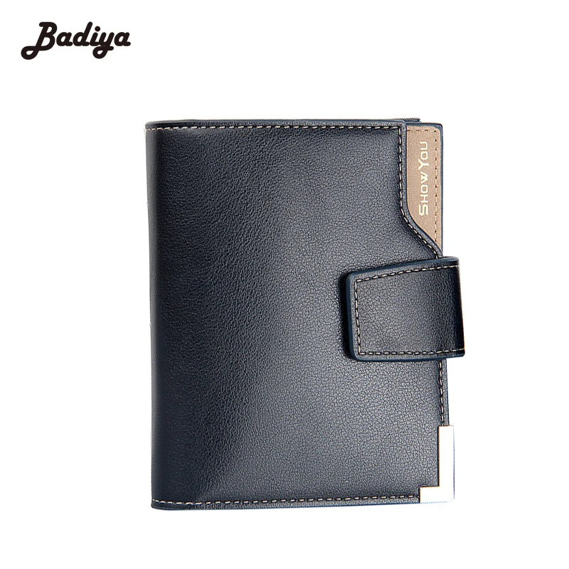 

Multifunction Short Hasp Vertical Short Card Holders Men's Business Wallet New Brand Design Credit Card Purse Wallets