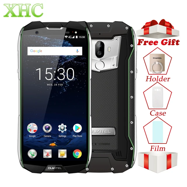 Best Offers 4G LTE OUKITEL WP5000 5.7'' 18:9 HD+ Octa Core 16MP+8MP Smartphones RAM 6GB ROM 64GB IP68 Waterproof Dual SIM OTG Mobile Phones