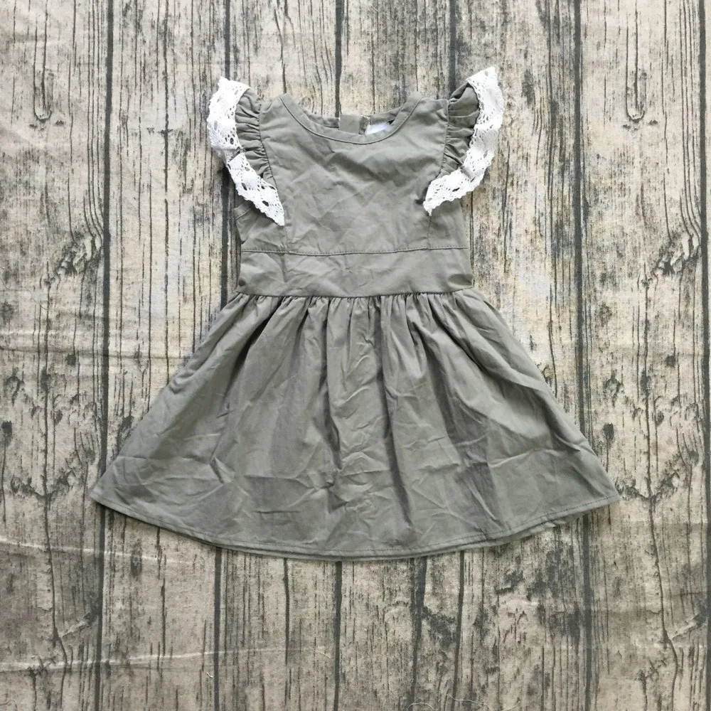 summer dress HOT SALE baby girls summer dress girls solid color party dress children kids girls