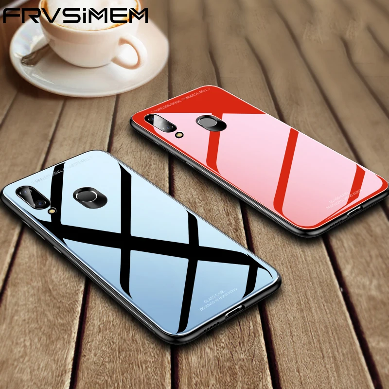 

Tempered Glass Case for Huawei P20 Lite Pro P10 Mate 10 Nova 2s 2i 3 Honor 7A 7C 7X 9 10 V10 7S P Smart TPU Edge PC Glass Cover