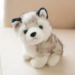 Kawaii 18 см Моделирование хаски собака плюшевая игрушка в подарок для детей Детские игрушки подарок на день рождения мягкие плюшевые игрушки