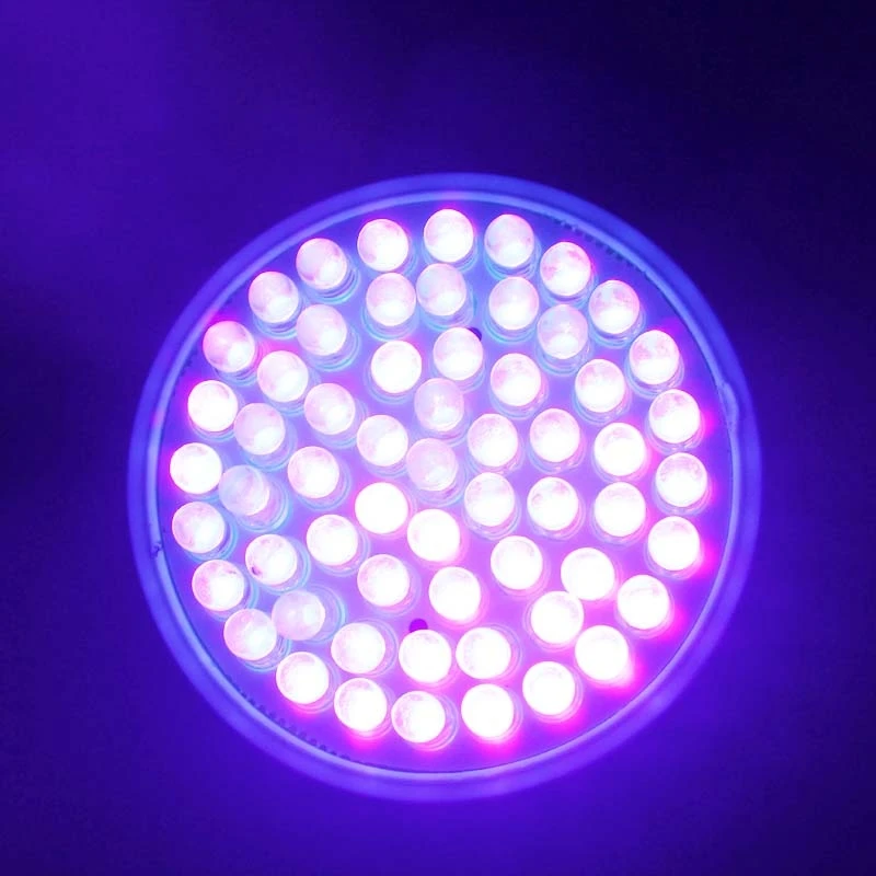 Ультраяркая E27 УФ лампа фиолетового цвета 60 светодиодов 110/220 в|e27 uv|ultraviolet lightultraviolet