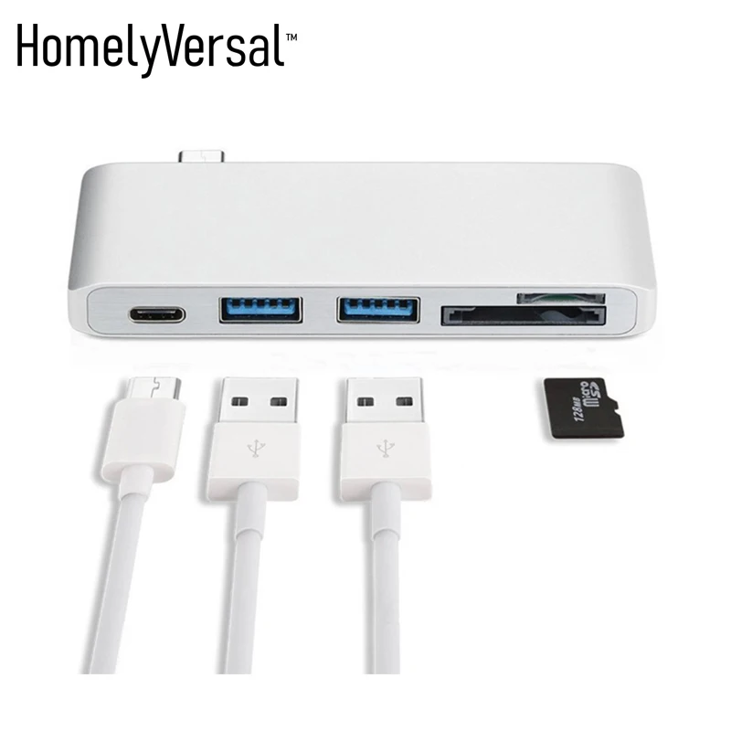 Homelyversal MacBoook док-станция хаб-конвертер USB-C к HDMI/type-c док-станция usb3.0 порт