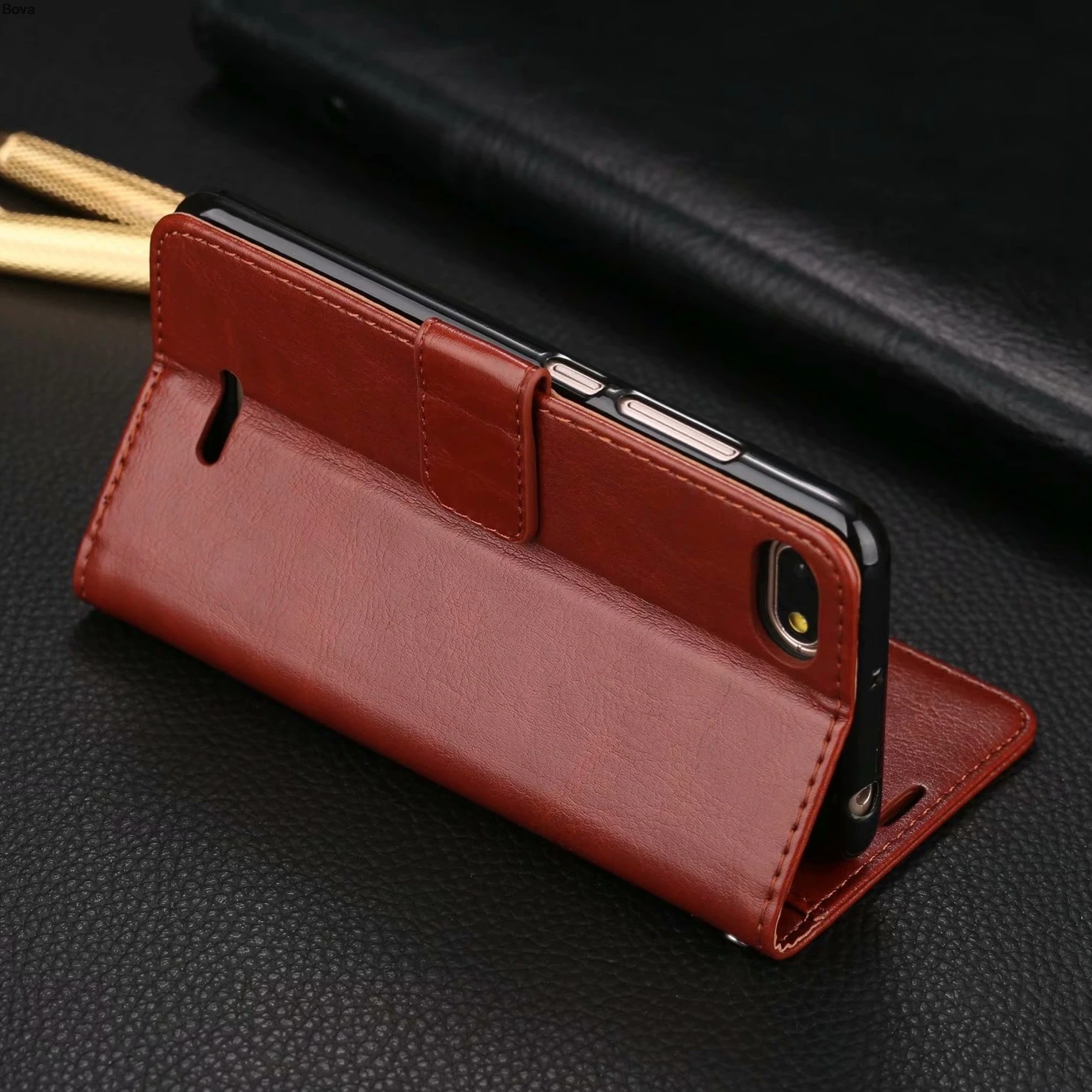 Чехол для Redmi 6 с держателем карт чехол Xiaomi Pro 6A Redmi6 из искусственной кожи