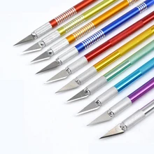 6blades Wood Carving Tools Art a Knifes DIY Razor Hobby Leather Fruit Food Craft Sculpture Engraving tools Cutting PCB Repair