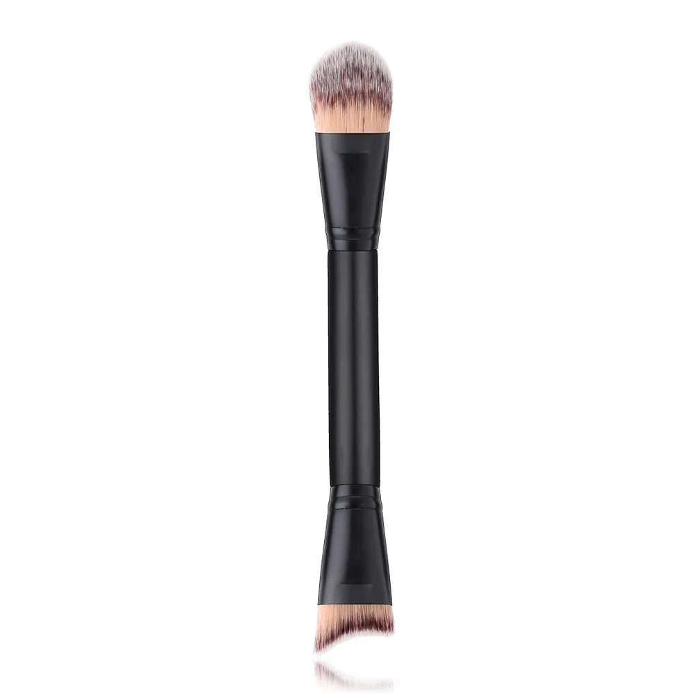 Brochas maquillaje с деревянной ручкой синтетический топ с наклонными линиями буферная кисть для лица Жидкая Основа макияж инструменты - Handle Color: B