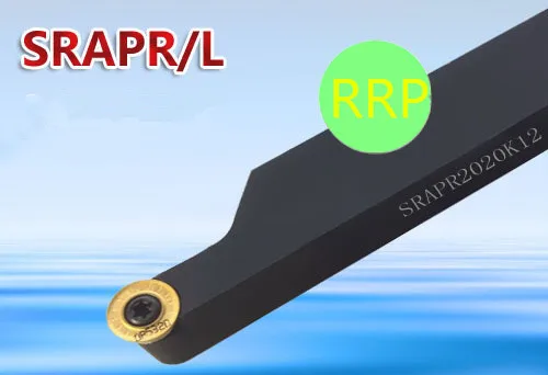 

1pc SRAPR1616H08(16x16mm)+1pc RPMT08T2 insert to cut stainless steel and steel,CNC Turning Tool, External Turning Tool