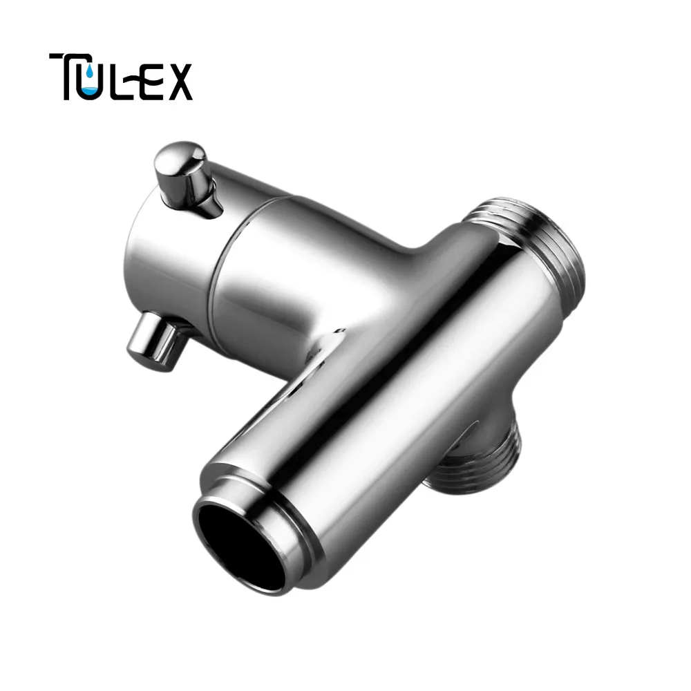 TULEX, аксессуары для душа, душевой переключатель, 3 способа, душевой рычаг, переключающий, 3 функции, смеситель для душа, латунный корпус, хромированный, для ванной комнаты