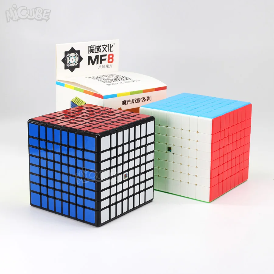 Moyu MF8 8x8x8 куб 8 слоев магический скоростной куб головоломка 8х8 черный без наклеек Neo Cubo Magico 8*8*8 развивающие игрушки для детей