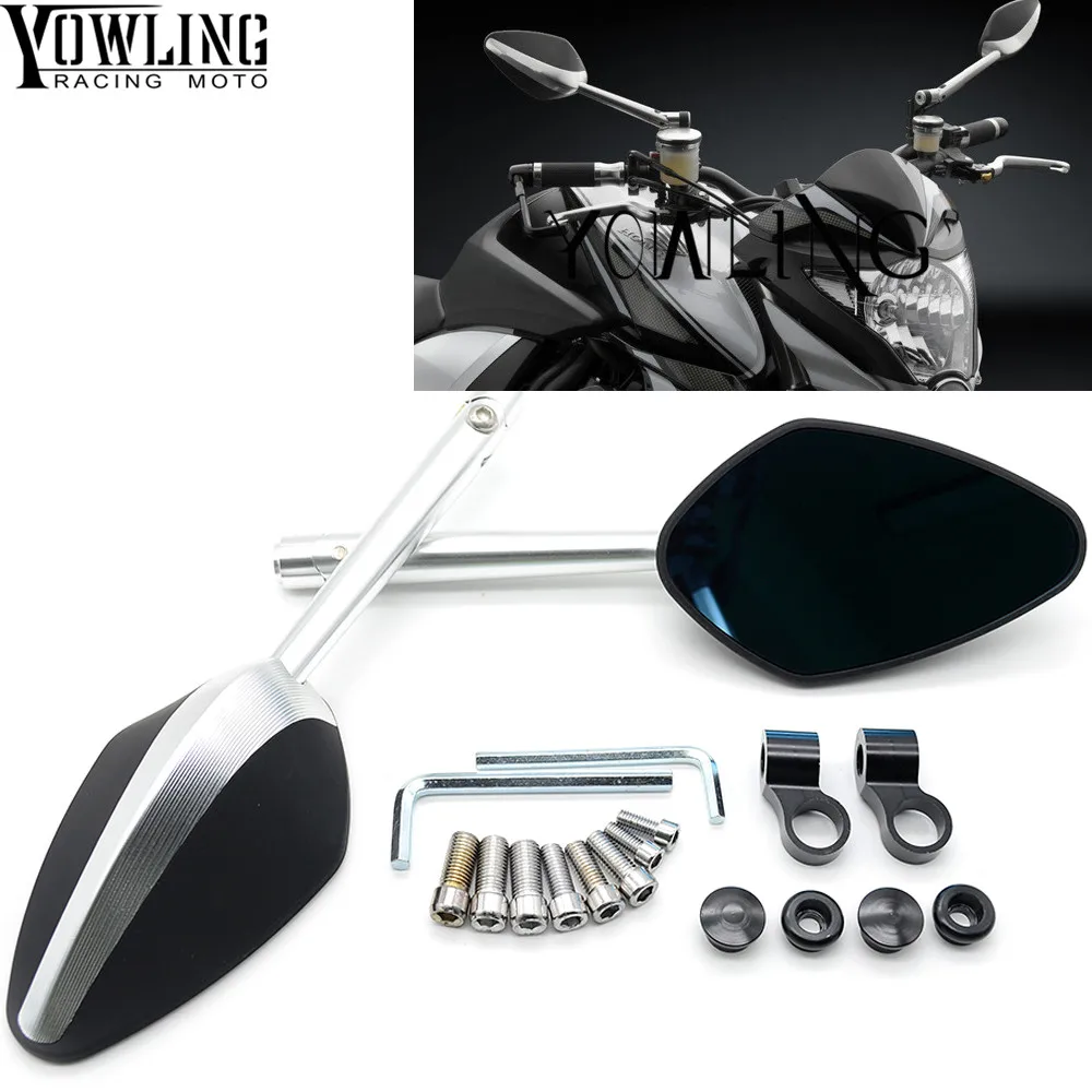 

For Bajaj Pulsar 200 NS All Years Motorcycle Rear side mirrors CNC Aluminium handlebar Rearview Mirror For YAMAHA TDM 900 TDM900