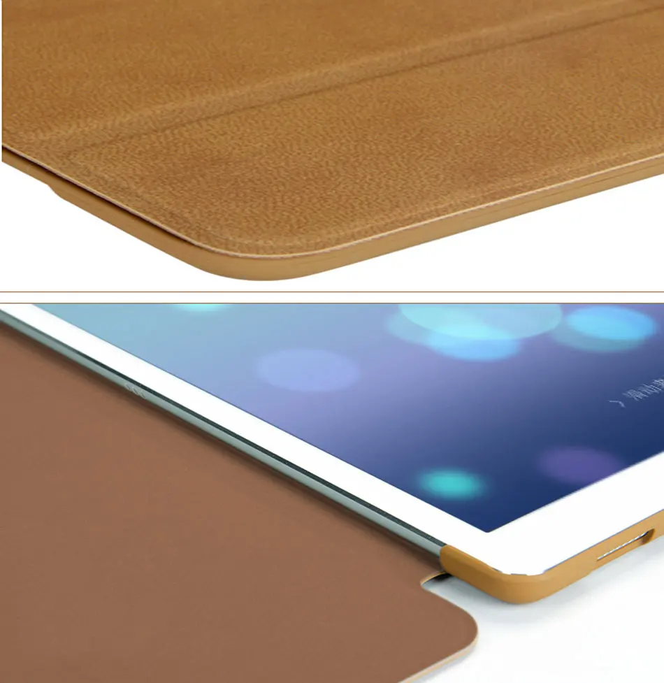 BGR Tablets Case For iPad 9.7 2017 2018 Smart Wake Sleep Stand Ultra-thin Folding PU Leather Flip Cover Pouch 9.7 Case for iPad-99