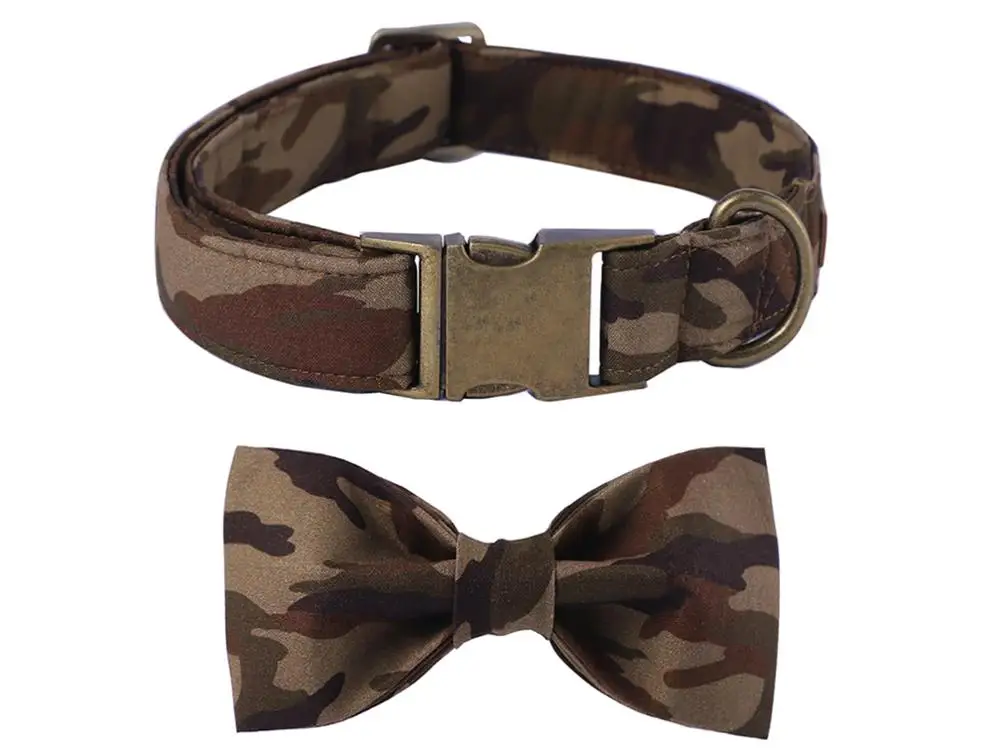 

Unique Style Paws Dog Collar Camouflage Design Adjustable Collar Pattern