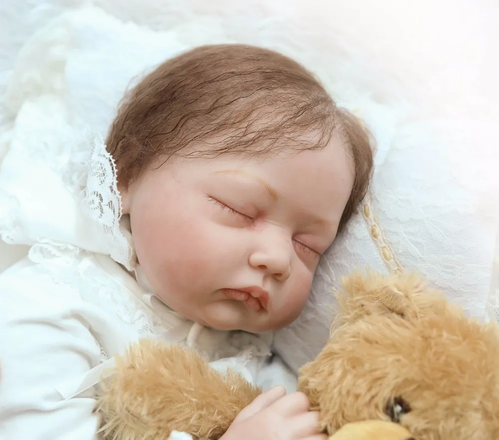 55 см Силиконовые Reborn куклы Baby живой реалистичный Boneca Bebe реалистичные настоящая