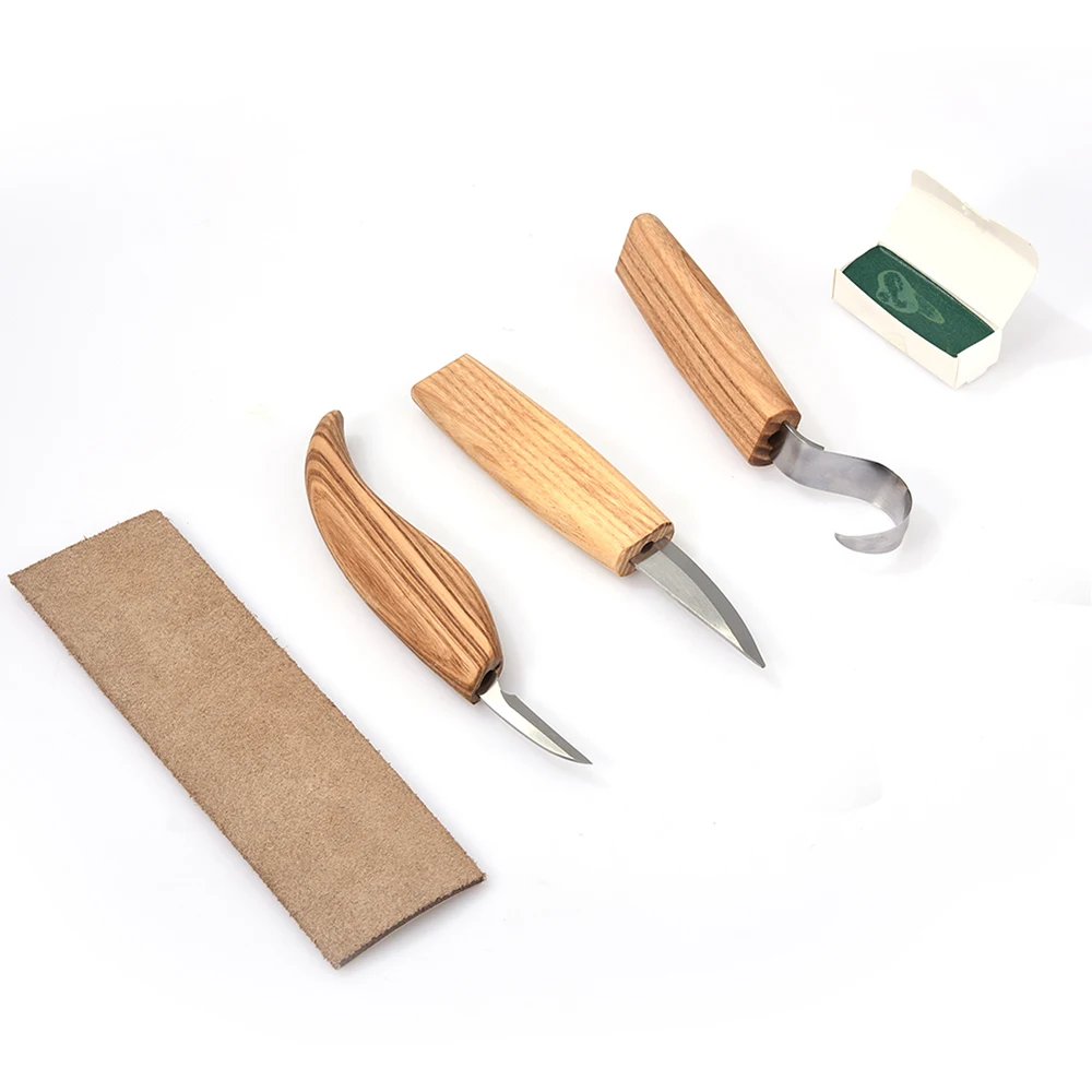 5pcs/Set Woodcarving Cutter Set DIY Hand Chisel Wood Carving Tools Chip Knives Woodworking Hand Tools