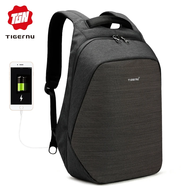 Tigernu multifunción USB de carga Anti robo portátil de 15 pulgadas mochilas para Adolescente de Moda hombre Mochila de ocio Mochila de viaje Tigernu multifunción USB de carga Anti robo portátil de 15 pulgadas mochilas para Adolescente de Moda hombre Mochila de ocio Mochila de viaje