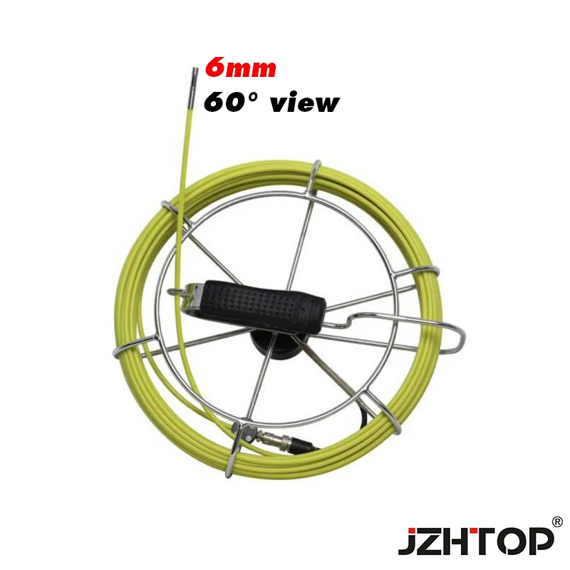 6mm mini camera head pipe inspection spare parts replacement with cable ring