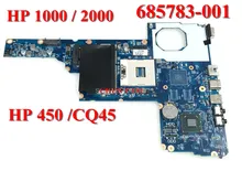 Großhandel laptop motherboard 685783-001 für hp 450 1000 2000 compaq presario cq45 hm70 systemplatine 100% getestet 90 tage garantie