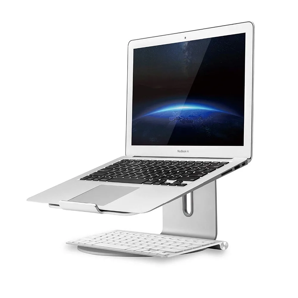 Aluminum Laptop Stand Base 360 Rotation Laptops Heighten Holder Notebook Cooling Holder Support