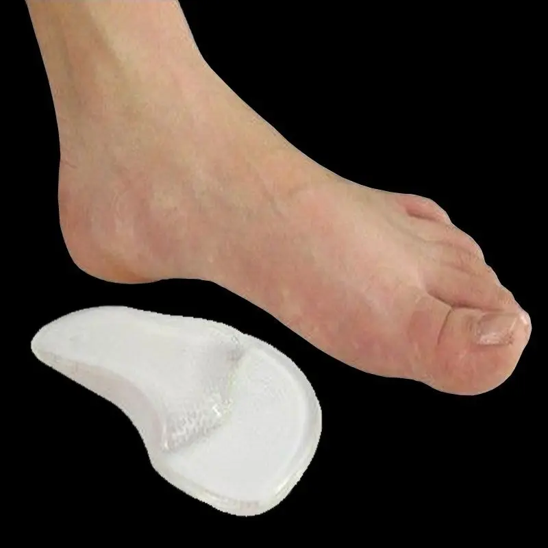 

1 pair GEL 3/4 Arch Support pad for High Heels Flat Feet Orthotics Orthopedic Insoles Corrector for Shoes Woman Feet Care