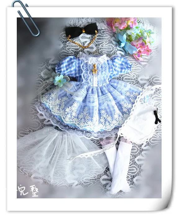 Высокое качество 6 шт./компл. кукла одеть для Blythe Озон yosd licca 1/4 bjd 1/6 bjd кукла аксессуары для кукольной одежды Рождественские игрушки подарок