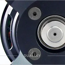 Rc двигатель Dualsky GA1500 модель крыла самолета бесщеточный мотор 70e мотор 60-63-дюймовый двигатель