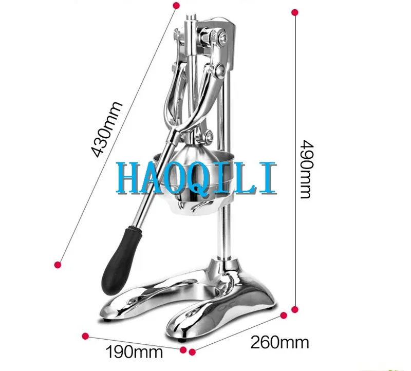 Ручная Соковыжималка из нержавеющей стали ручной бытовой гранатовый сок прессованный апельсиновый сок выдавливается машина для сока