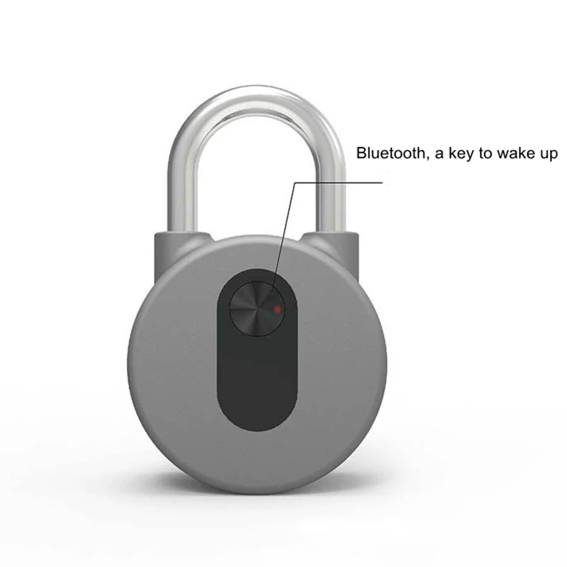 Keyless Anti-theft Smart Lock Wireless Padlock Mobile Phone Bluetooth APP Used For Doors Backpacks Bikes Storage Lockers  4