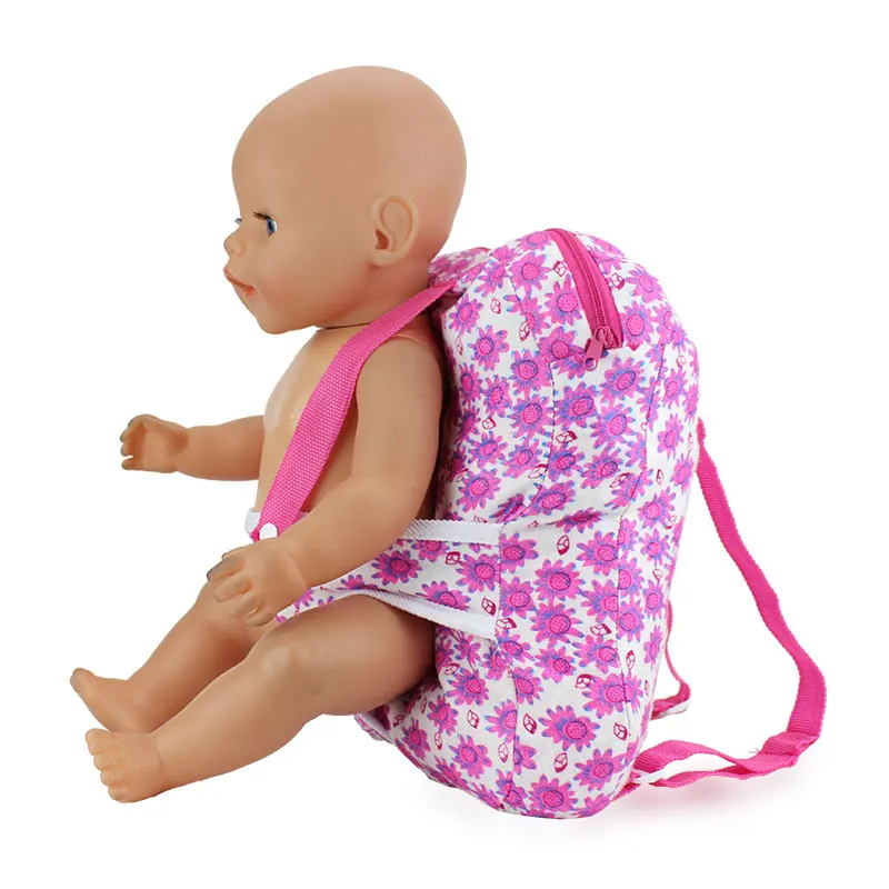 Doll backpack for 43cm born Baby doll backpack for 17" reborn baby doll