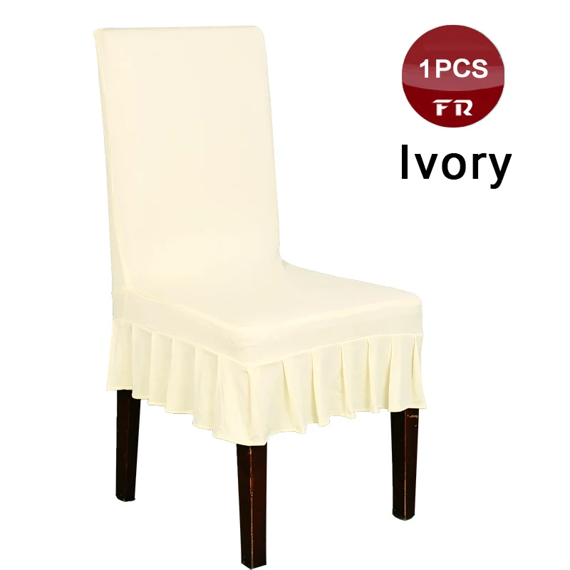 

Textile Factory Retail 1PC Spandex Iron-Free Lycra Stretch Conjoined Dining Room Chair Cover of Wedding in Event & Party Supply