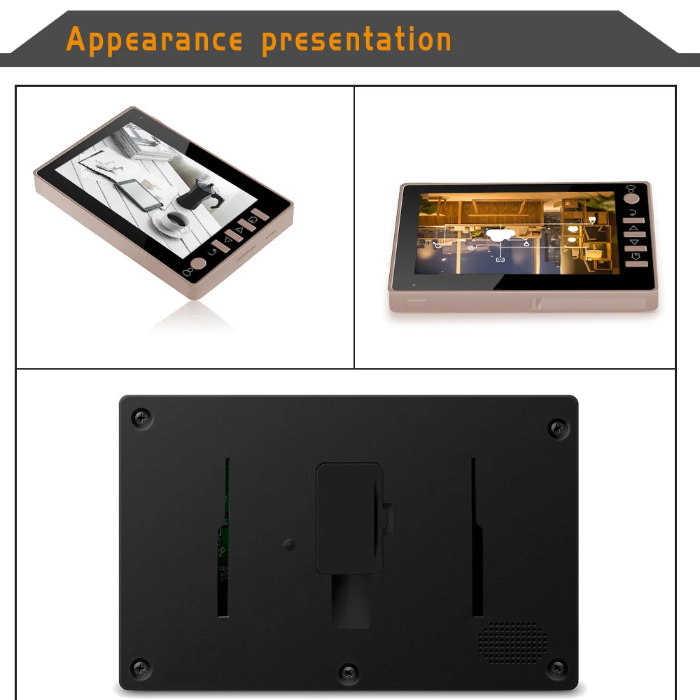 

Smart Visual 4.5 Inch Doorbell Peephole Viewer HD PIR Motion Detection Night Vision Security LHY Sale