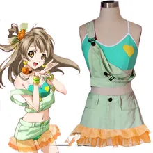 Lovelive! love live Minami Kotori cosplay disfraces ropa tops y falda set cos cos de natación lindo niñas juegos de rol juego