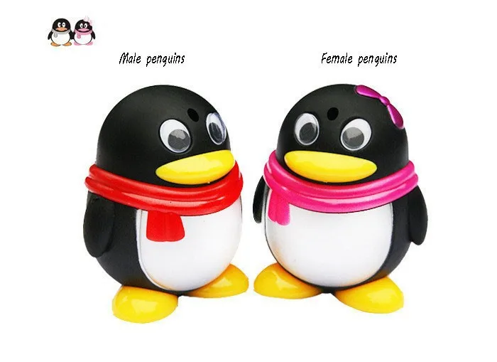 Lovely Cartoon Penguin Automatic Toothpick Holders Creative Tooth Picks Box Home Decoration Birthday Gifts